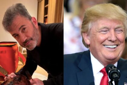 A collage featuring Jimmy Kimmel and Donald Trump Credits: Instagram (@jimmykimmel) and Flickr.