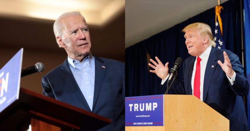 Joe Biden and Donald Trump