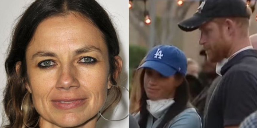 Justine Bateman comments on Meghan Markle and Prince Harry.