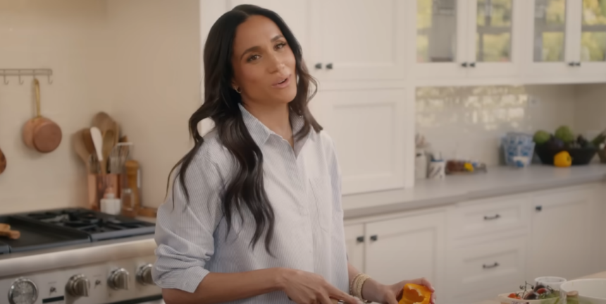 Meghan Markle in her Netflix show 'With Love, Meghan'.