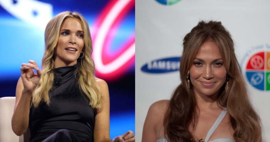 Megyn Kelly at the 2023 Turning Point Action Conference and Jennifer Lopez at the Samsung Hope For Children gala.via Flickr