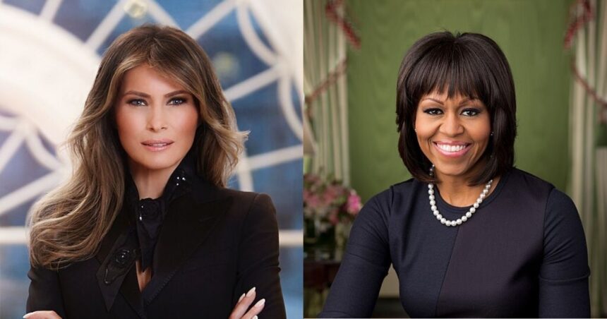 Melania Trump and Michelle Obama