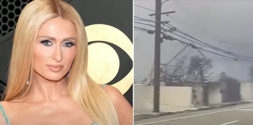 Paris Hilton loses her home in LA wildfire.