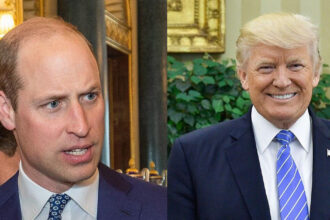 Prince William and Donald Trump