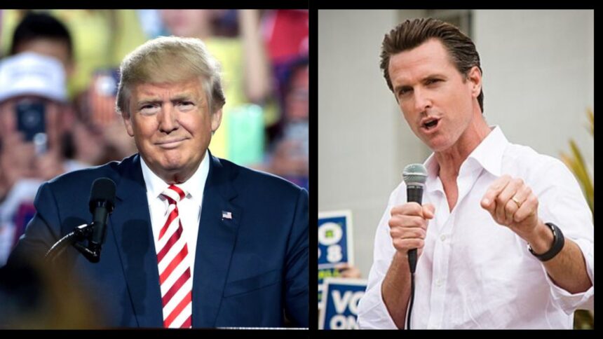 Trump and Newsom