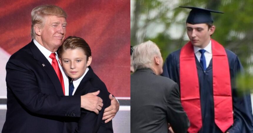 Barron Trump and Donald Trump