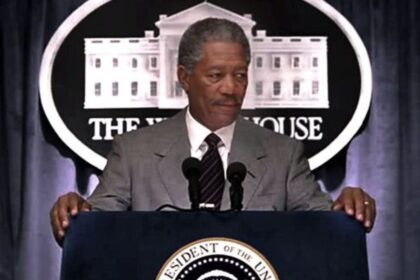 Morgan Freeman played president of USA